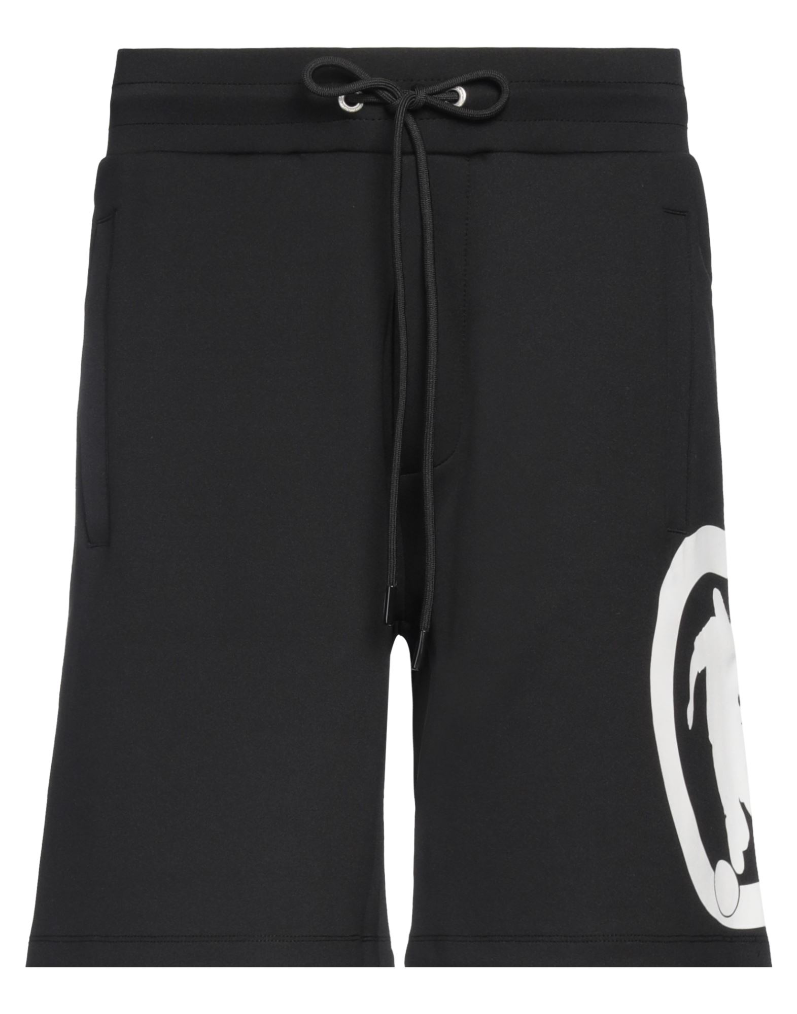 BIKKEMBERGS BIKKEMBERGS MAN SHORTS & BERMUDA SHORTS BLACK SIZE XS POLYESTER, ELASTANE,13180534OF 3