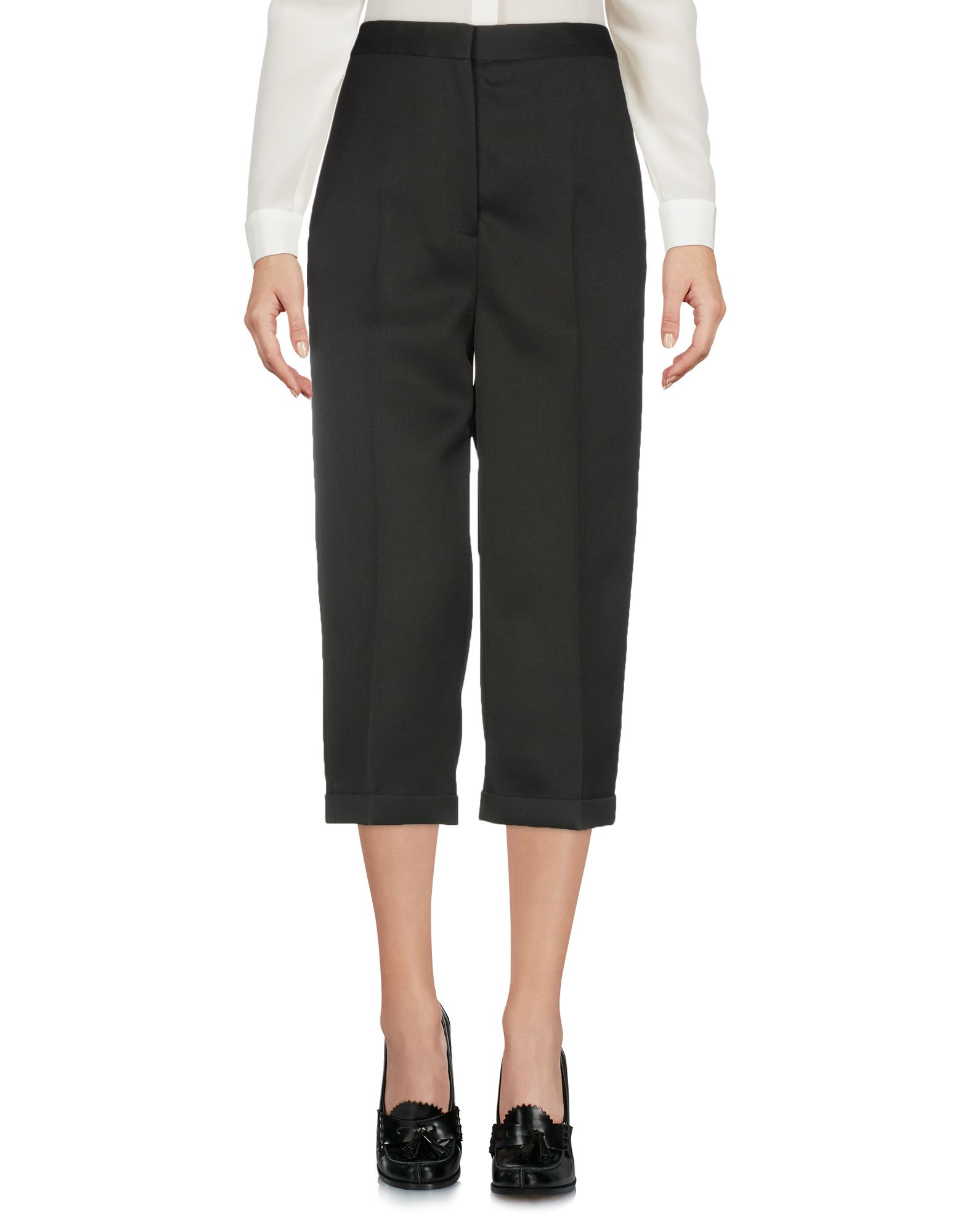 Rochas Cropped Pants & Culottes In Black