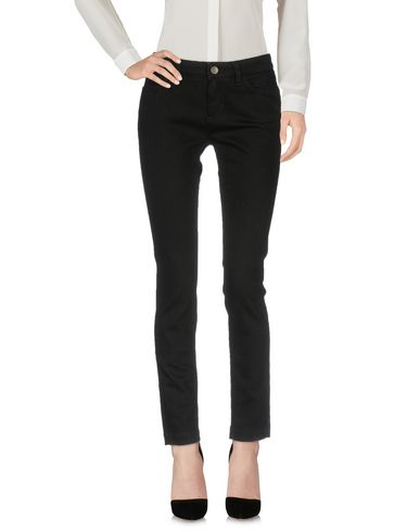 P_jean Woman Pants Black Size 32 Cotton, Elastane