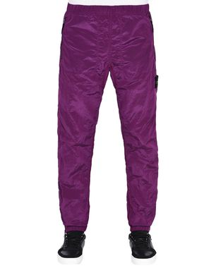 stone island purple pants