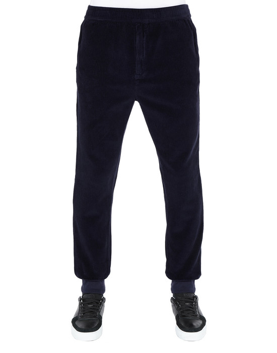 13187008ev - PANTS - 5 POCKETS STONE ISLAND Fleece Pants 66339 CORDUROY STONE ISLAND - 0