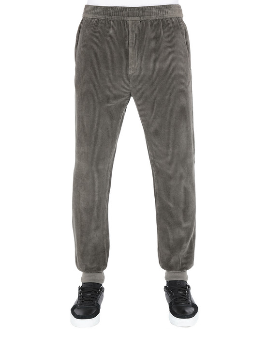 13187008ot - PANTS - 5 POCKETS STONE ISLAND Fleece Pants 66339 CORDUROY STONE ISLAND - 0