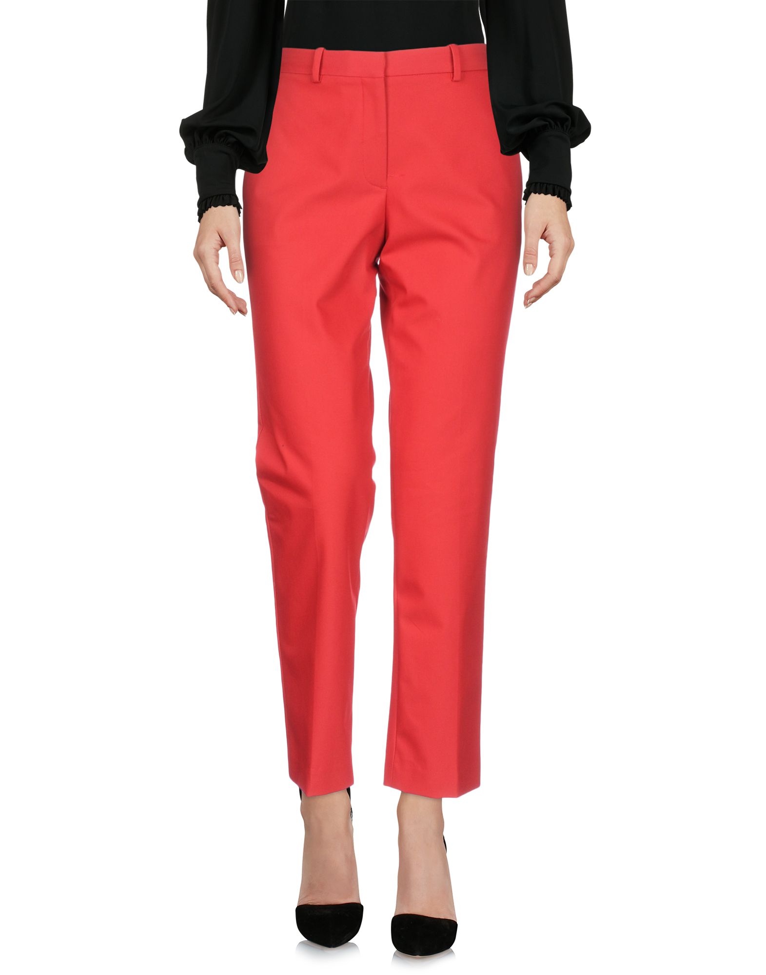 Theory Casual Pants In Red