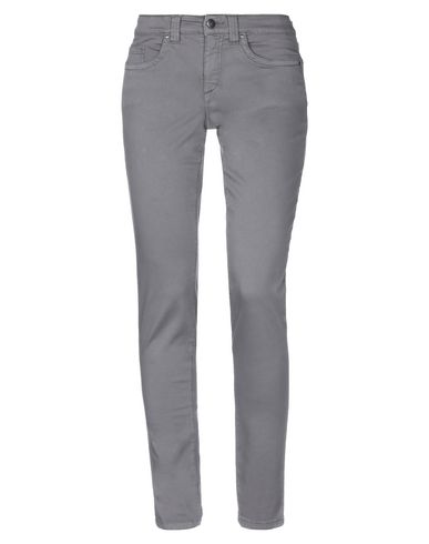 Jonny-q Woman Pants Grey Size 34 Cotton, Lycra