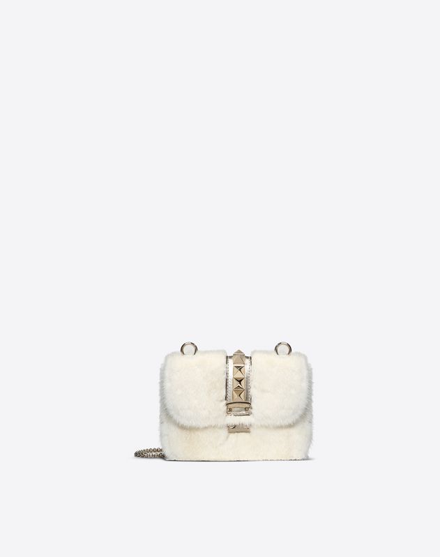 valentino fur bag
