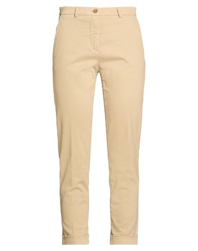 19.70 Nineteen Seventy Woman Pants Sand Size 4 Cotton, Elastane