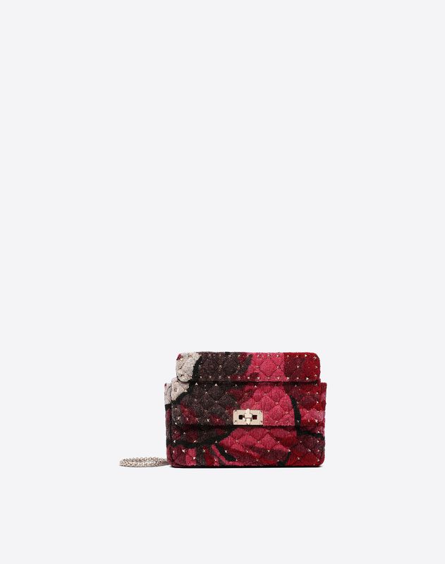 valentino red velvet bag