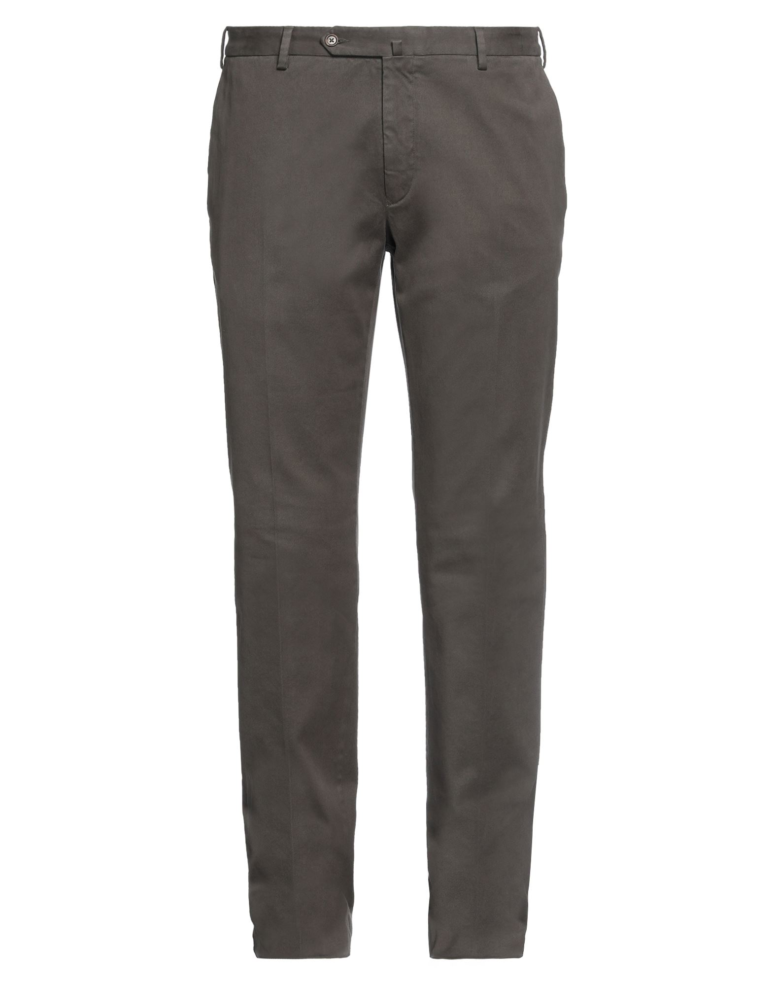 Incotex Man Pants Lead Size 38 Cotton, Elastane In Green