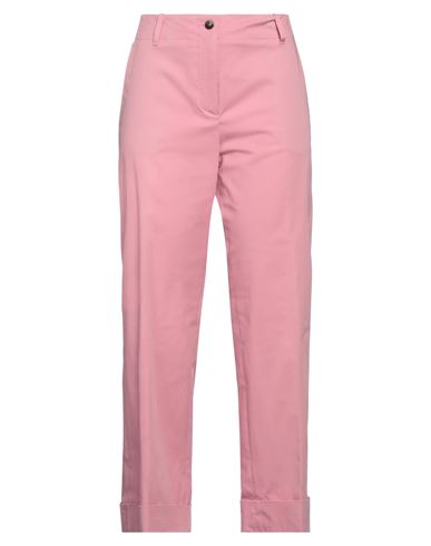 Alberto Biani Woman Pants Pink Size 4 Cotton, Elastane