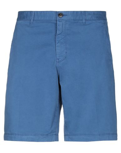 Man Shorts & Bermuda Shorts Midnight blue Size 29 Cotton, Elastane