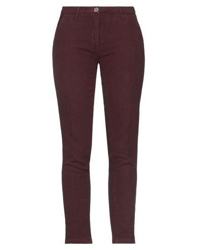 Woman Pants Burgundy Size 30 Cotton