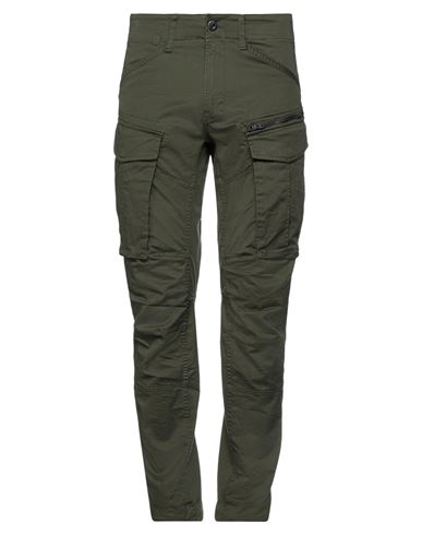 G-STAR RAW G-STAR RAW MAN PANTS DARK GREEN SIZE 36W-32L COTTON, ELASTANE