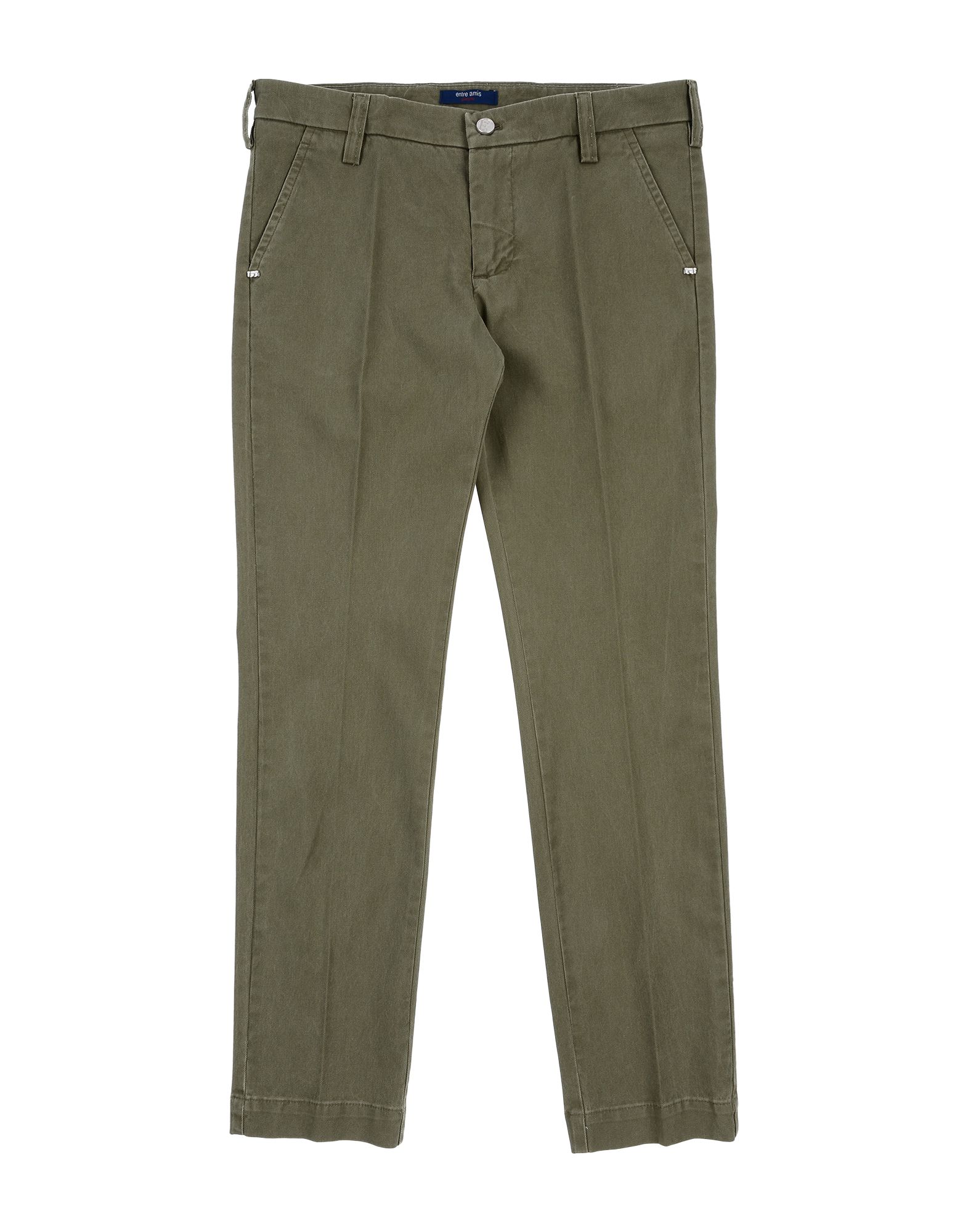 Entre Amis Garçon Pants In Military Green