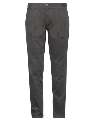 Herman & Sons Man Pants Lead Size 40 Cotton, Elastane In Grey