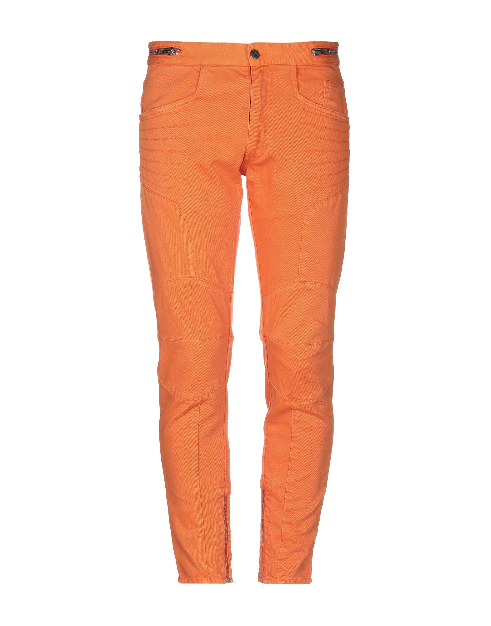 《セール開催中》PAURA メンズ パンツ オレンジ 48 コットン 100%