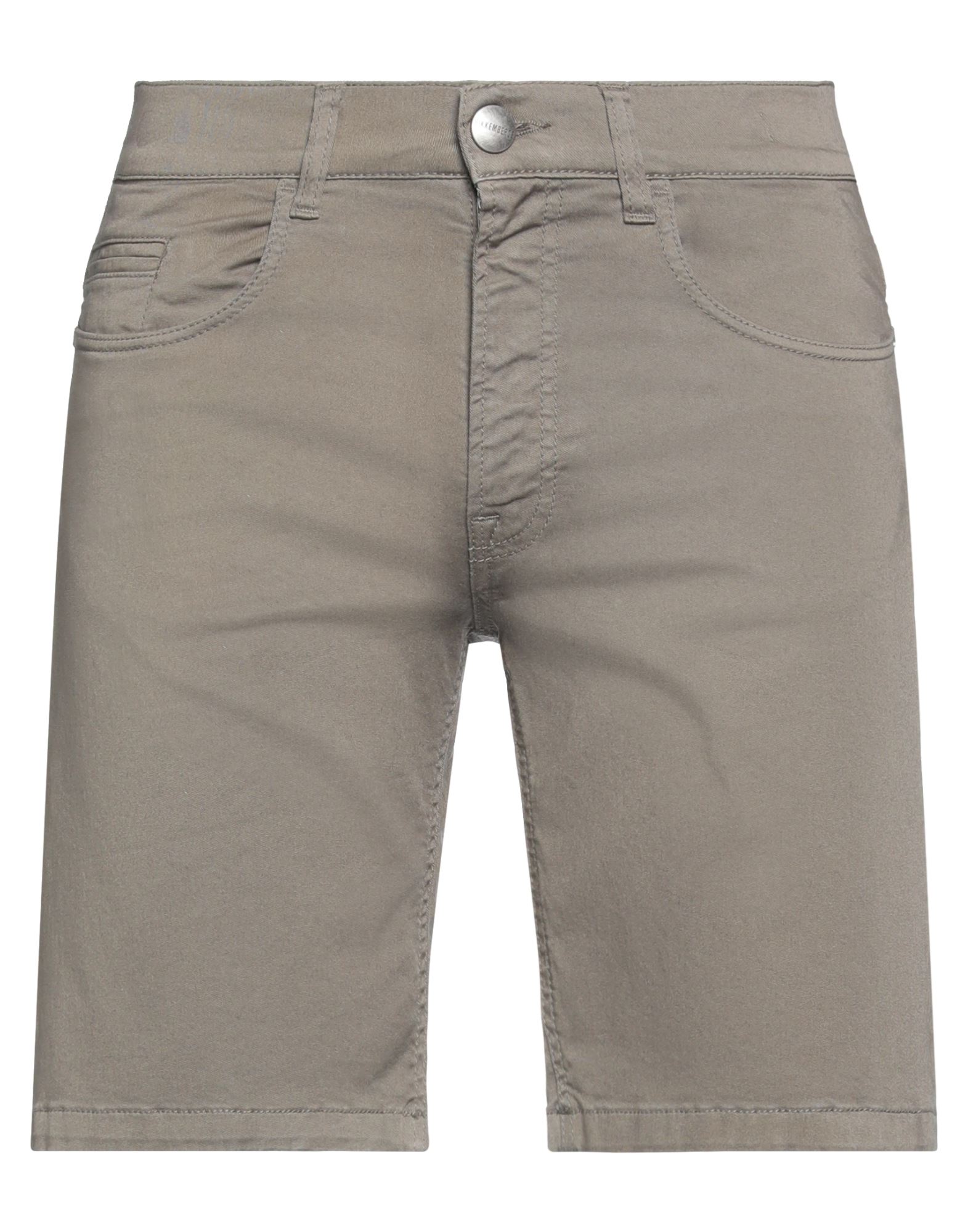 Bikkembergs Man Shorts & Bermuda Shorts Dove Grey Size 30 Cotton, Elastane