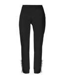 MOSCHINO Damen Hose Farbe Schwarz Gr��e 2