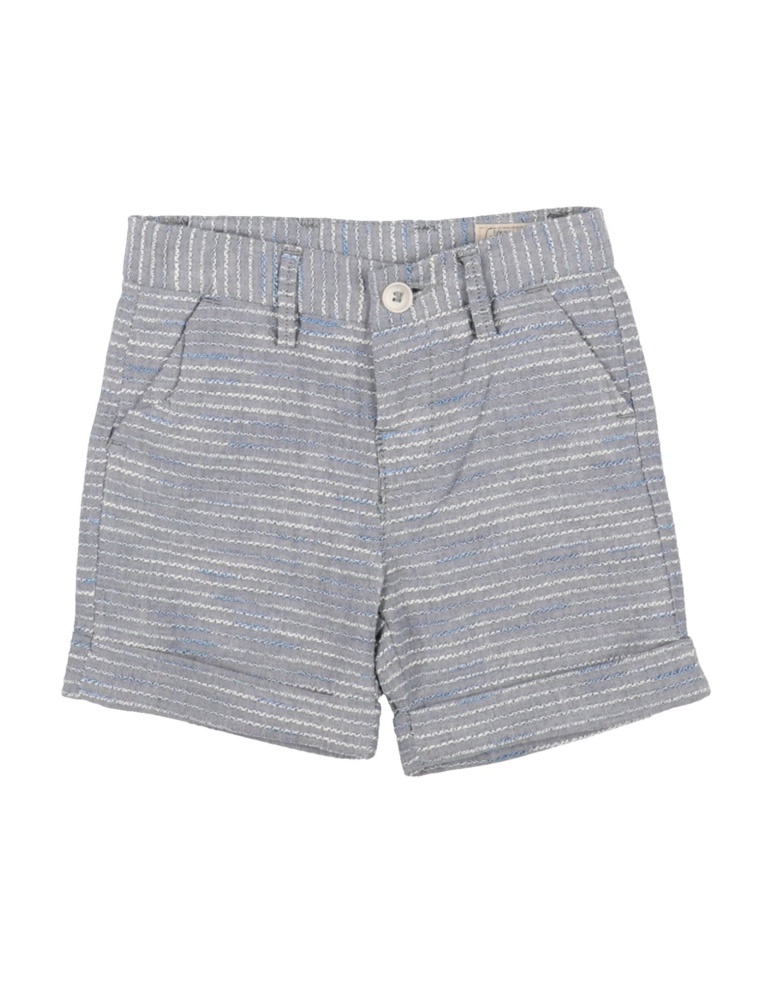 Sp1 Kids'  Newborn Boy Shorts & Bermuda Shorts Blue Size 3 Cotton, Polyester