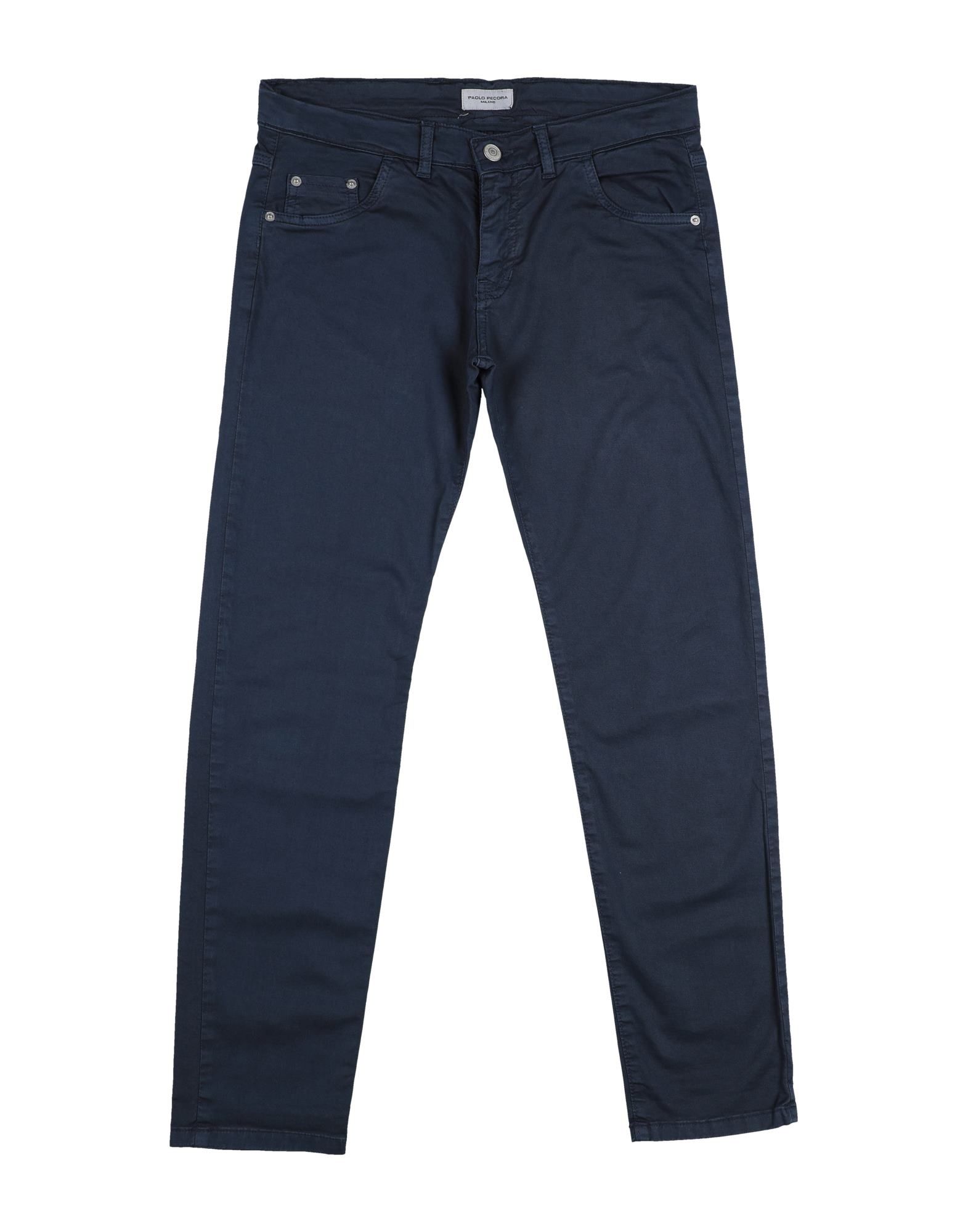 Paolo Pecora Kids' Casual Pants In Dark Blue