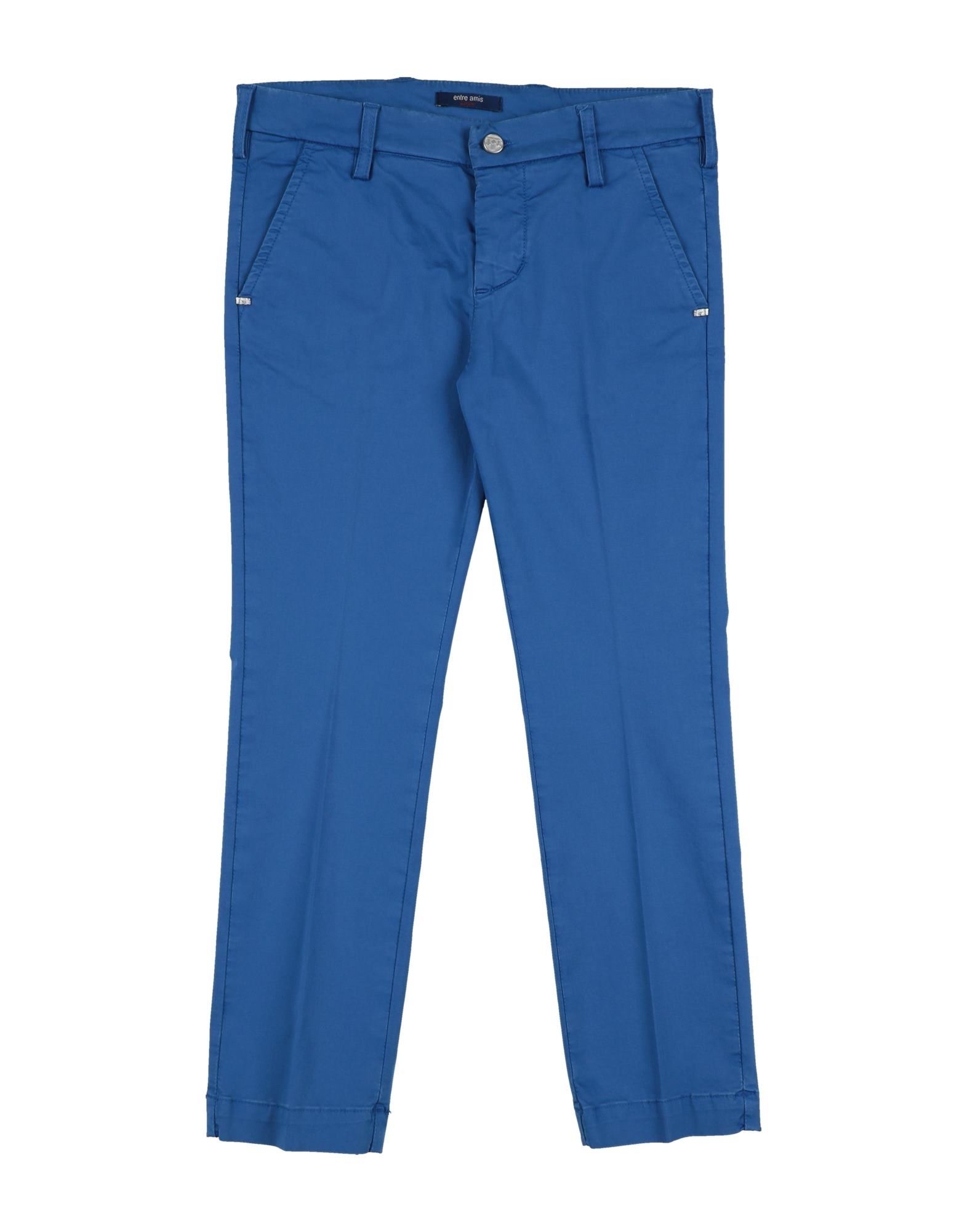 Entre Amis Casual Pants In Blue