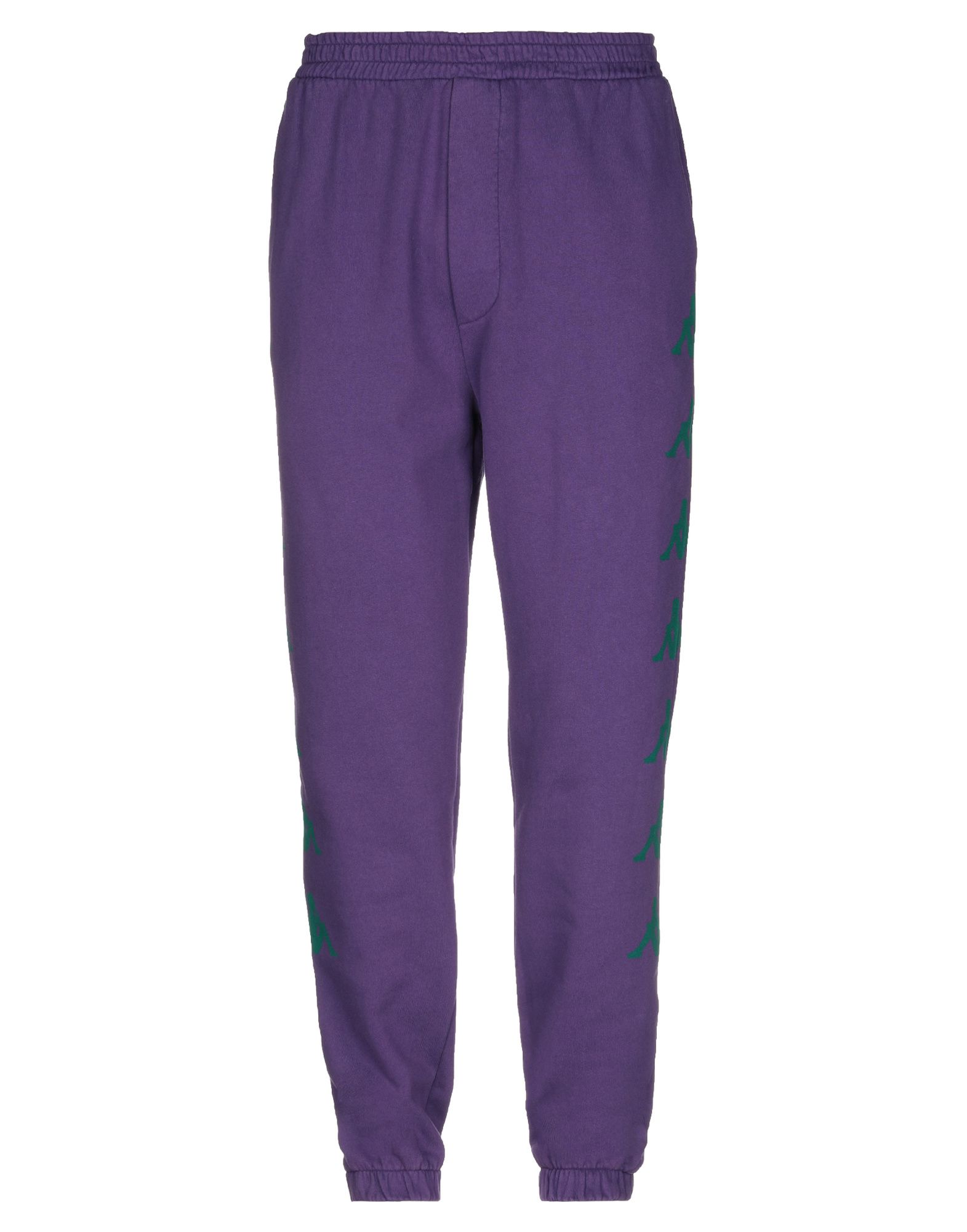 Shop Kappa Paura X  Man Pants Purple Size S Cotton