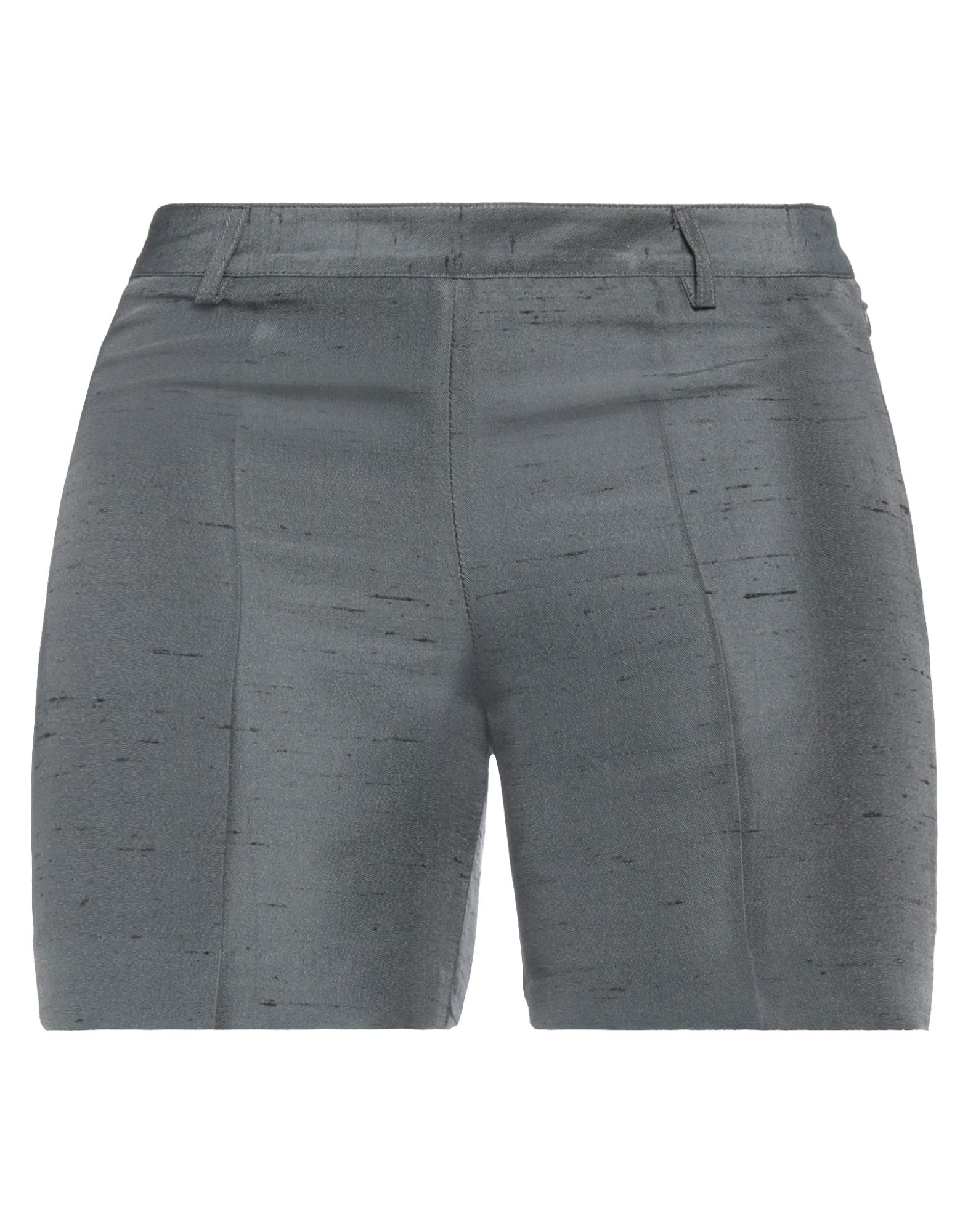 Cruciani Woman Shorts & Bermuda Shorts Lead Size 2 Silk In Grey