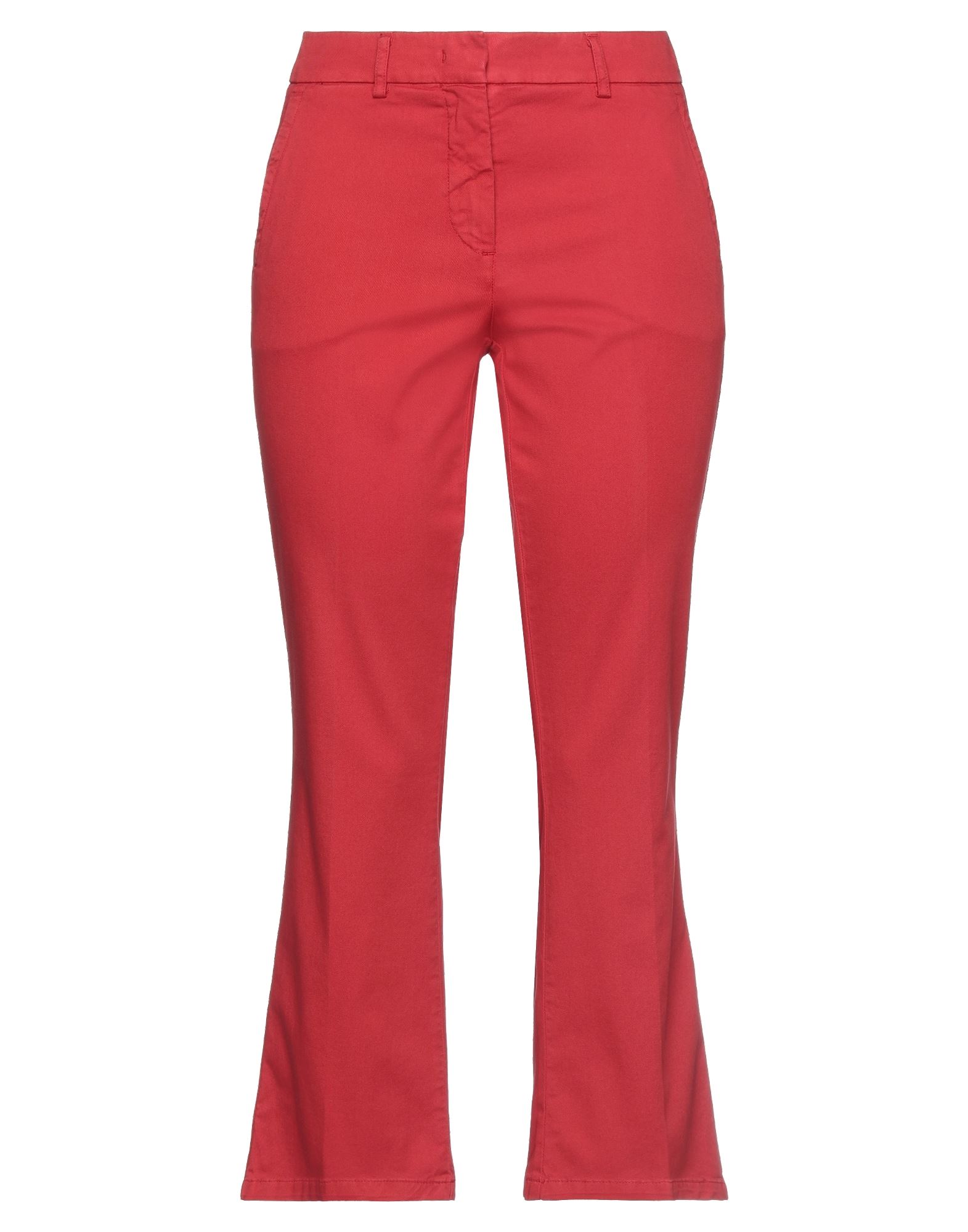 Shop 19.70 Nineteen Seventy Woman Pants Red Size 8 Cotton, Elastane