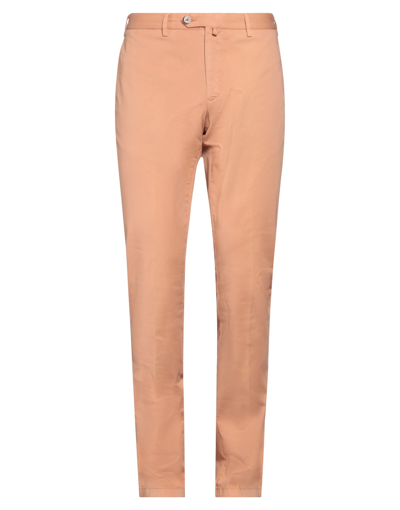 Shop Verdera Man Pants Apricot Size 34 Cotton, Elastane In Orange