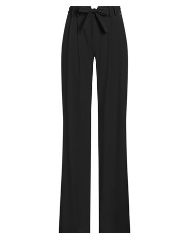 Furnari Woman Pants Black Size 8 Polyester, Elastane In Black