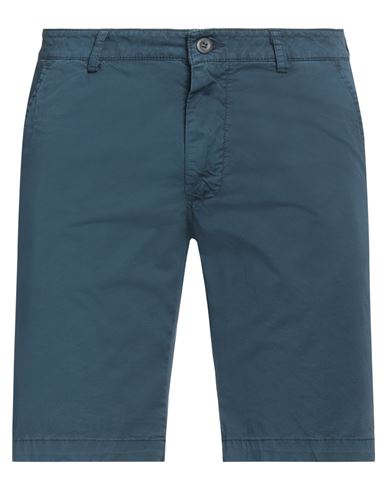 Authentic Original Vintage Style Man Shorts & Bermuda Shorts Midnight Blue Size 36 Cotton, Elastane