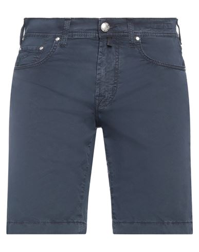 Jacob Cohёn Man Shorts & Bermuda Shorts Navy Blue Size 32 Cotton, Elastane