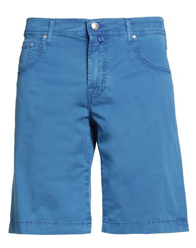 Jacob Cohёn Man Shorts & Bermuda Shorts Light Blue Size 38 Cotton, Elastane