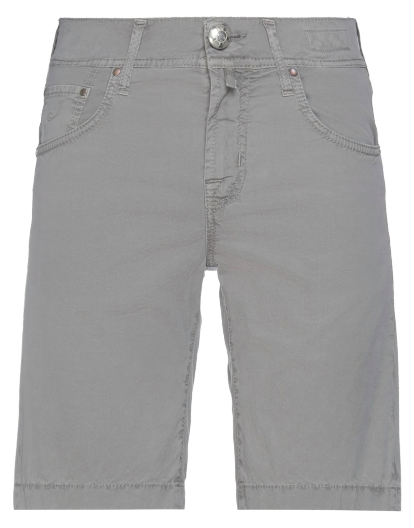 JACOB COHЁN JACOB COHЁN MAN SHORTS & BERMUDA SHORTS GREY SIZE 38 COTTON, ELASTANE,13257827WH 5