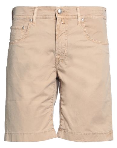 JACOB COHЁN JACOB COHЁN MAN SHORTS & BERMUDA SHORTS SAND SIZE 34 COTTON, ELASTANE