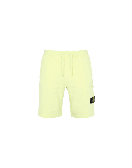 stone island yellow shorts