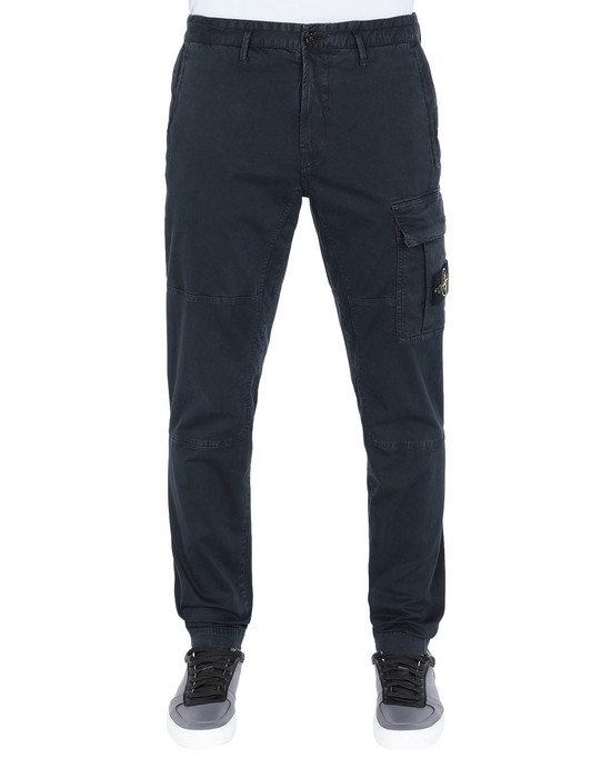 stone island pants black