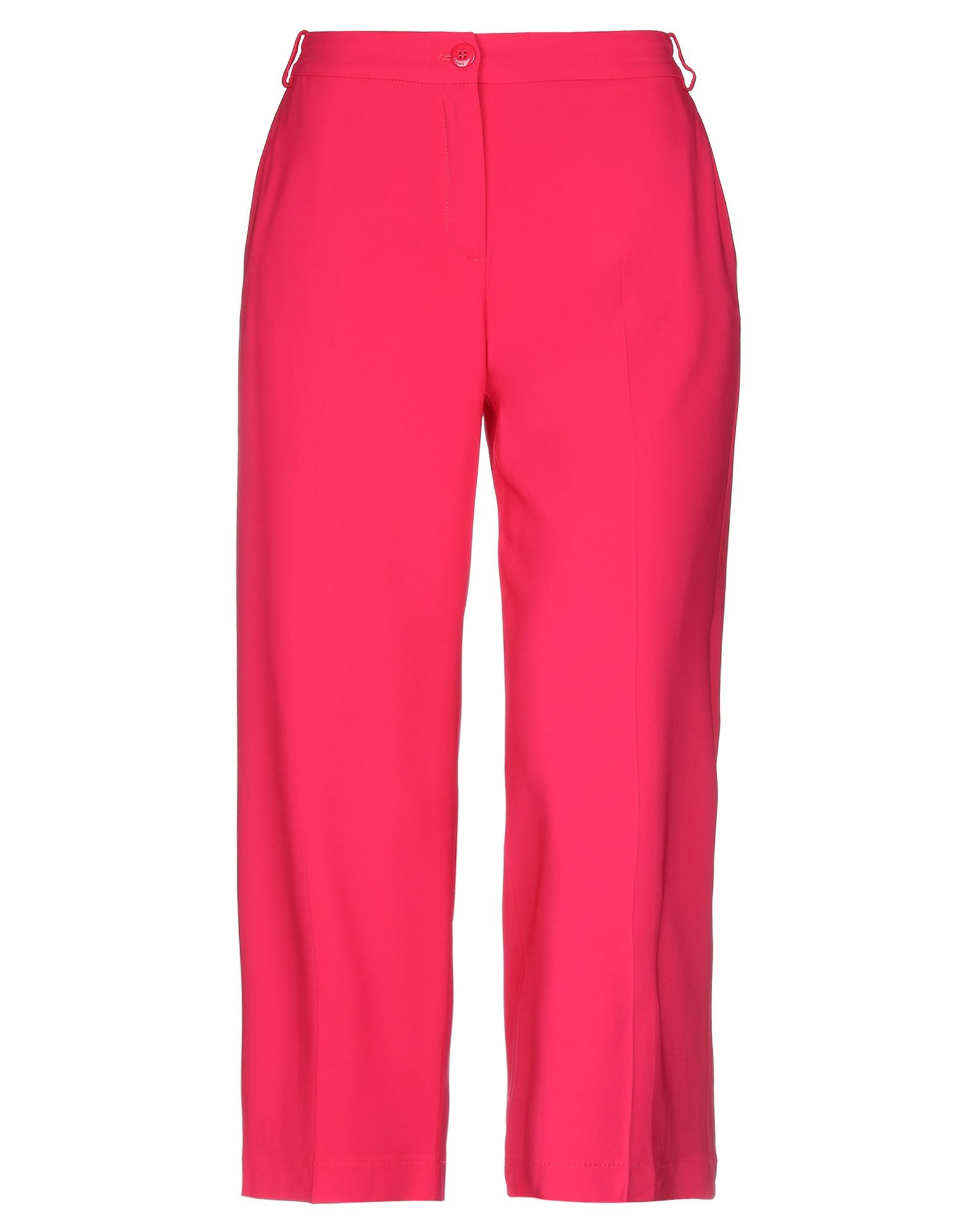 Pinko Cropped Pants In Fuchsia