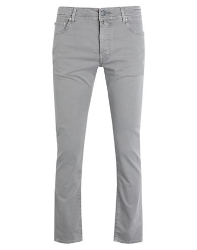 Jacob Cohёn Man Pants Lead Size 35 Cotton, Lyocell, Elastane In Grey