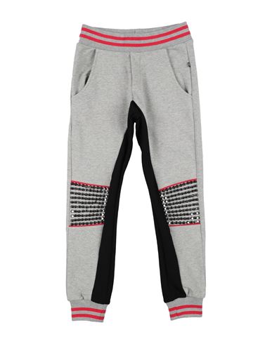 Philipp Plein Toddler Boy Pants Grey Size 6 Cotton, Elastane In Grey