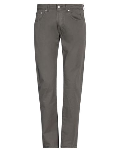 Calvin Klein Slim-Fit Stretch-Cotton Pants in Grey for Men