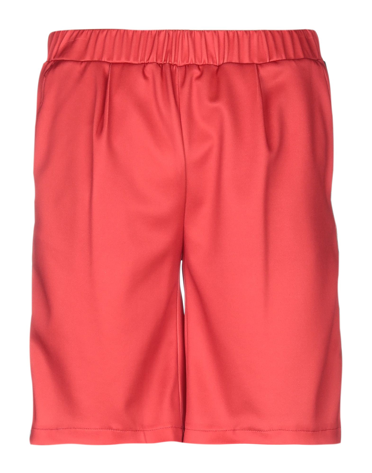 Daniele Alessandrini Homme Man Shorts & Bermuda Shorts Red Size 32 Polyester, Elastane