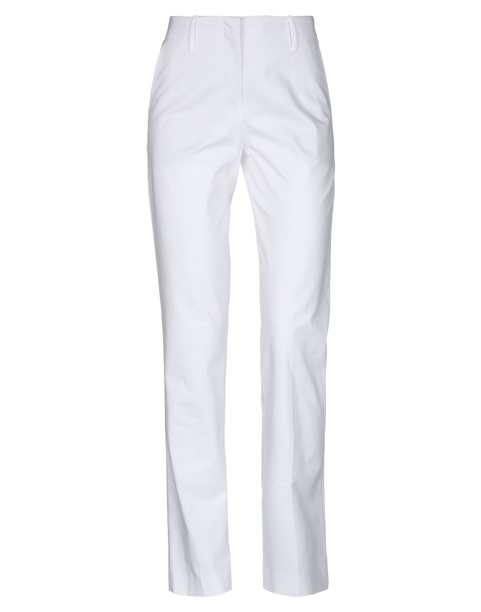 Shop Incotex Woman Pants White Size 10 Cotton, Elastane