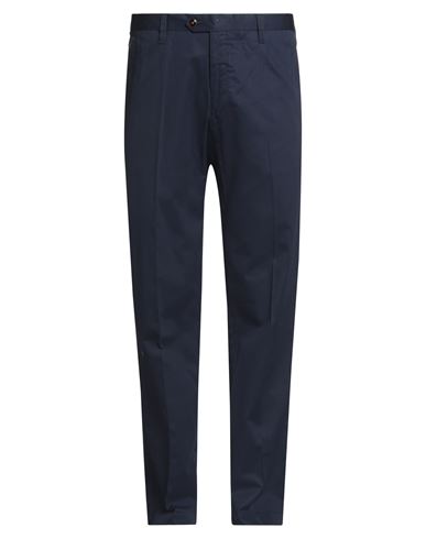 Rodrigo Man Pants Navy Size 44 Cotton In Blue