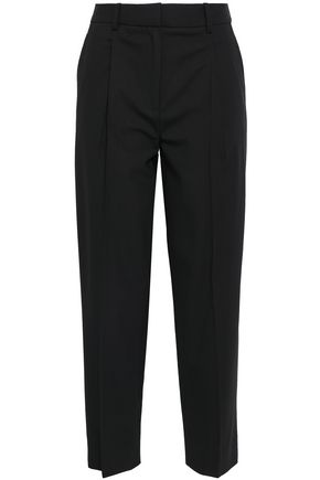 DIANE VON FURSTENBERG Cropped wool tapered pants