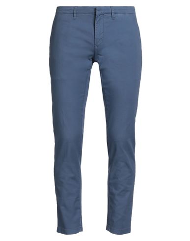 Shop Siviglia Man Pants Pastel Blue Size 31 Cotton, Elastane