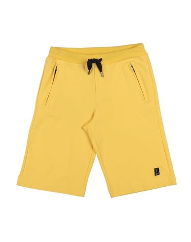 Shop Lanvin Toddler Boy Shorts & Bermuda Shorts Yellow Size 6 Cotton, Elastane