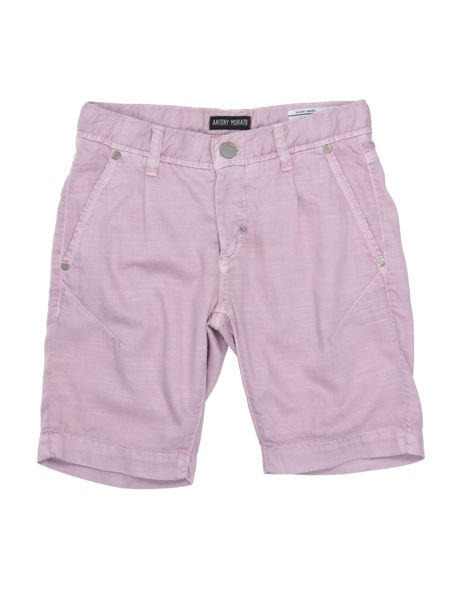 Antony Morato Kids' Shorts & Bermuda Shorts In Pastel Pink