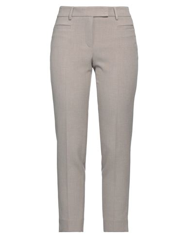 Cappellini By Peserico Woman Pants Light Grey Size 4 Polyester, Viscose, Cotton, Elastane