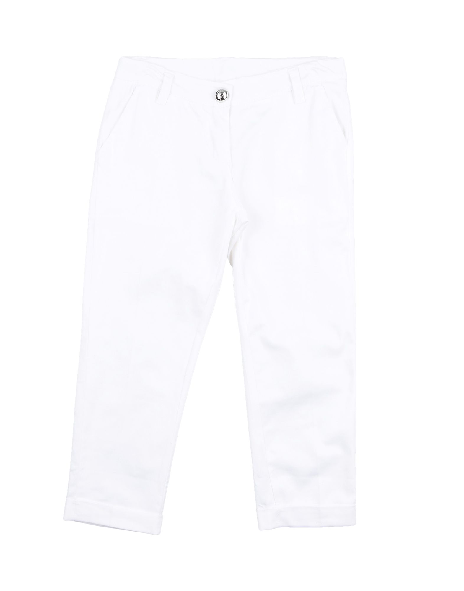 Miss Lulù Kids' Casual Pants In White