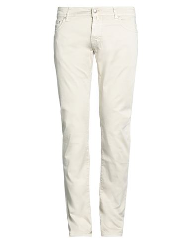 Jacob Cohёn Man Pants Light Grey Size 34 Cotton, Elastane In Grey